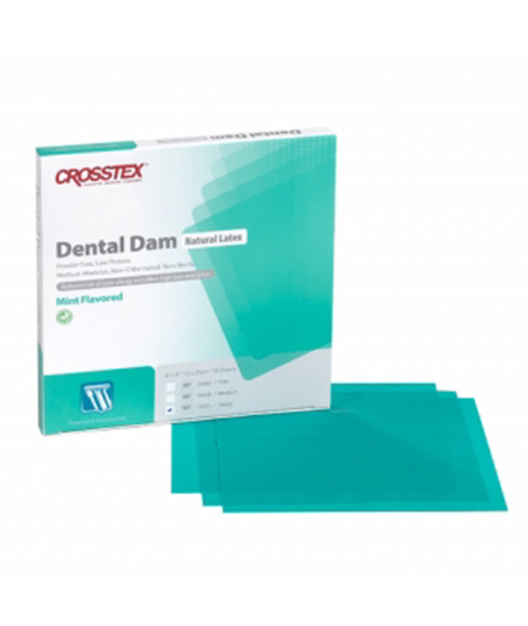 Image 5 X 5 CROSSTEX DIGUE DENTAIRE / DENTAL DAM